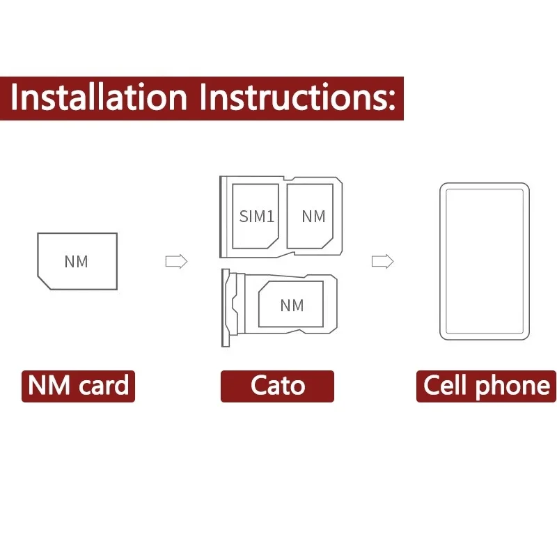 Carte NM 64/128/256 Go pour Huawei Mate20 Mate40 Mate30/50 X Pro P40 P50 Pro Series Nova5 6 MatePad Read 90 MBumental