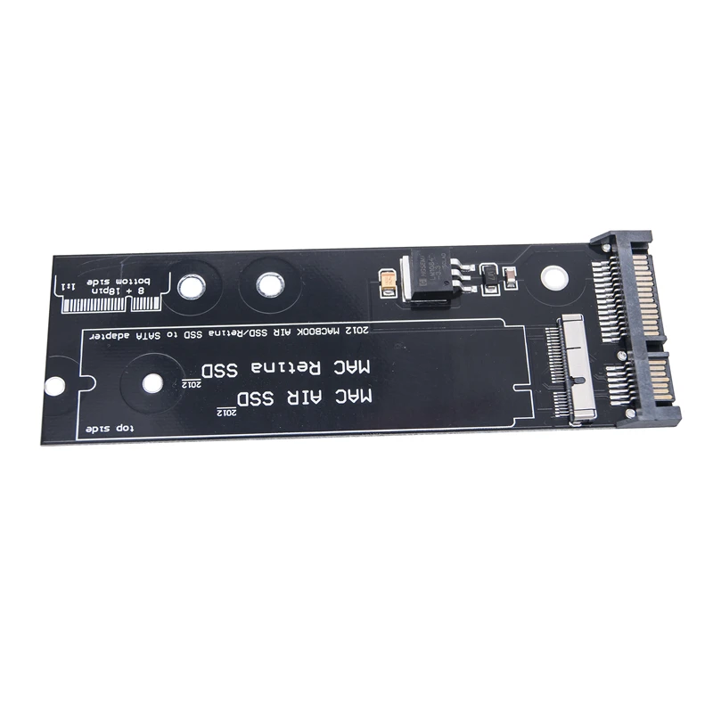 SSD to SATA Converter Card Board for Apple 2010 2011 2012 for MacBook Air 6+12pin & PRO RETINA 7+17pin SSD to SATA 22pin Adapter