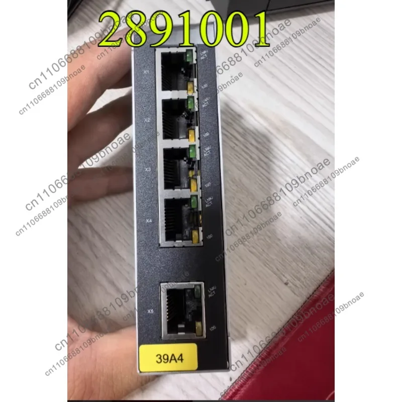 5-Port Industrial Switch FL SWITCH SFNB 5TX, 2891001 24V DC power supply, -10 - 60 °   C, wiring gauge 30-12 AWG, tested OK