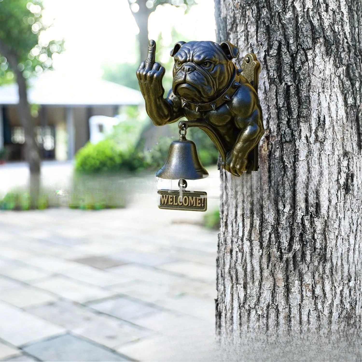 New Funny Bulldog Doorbell Funny Bulldog Doorbell