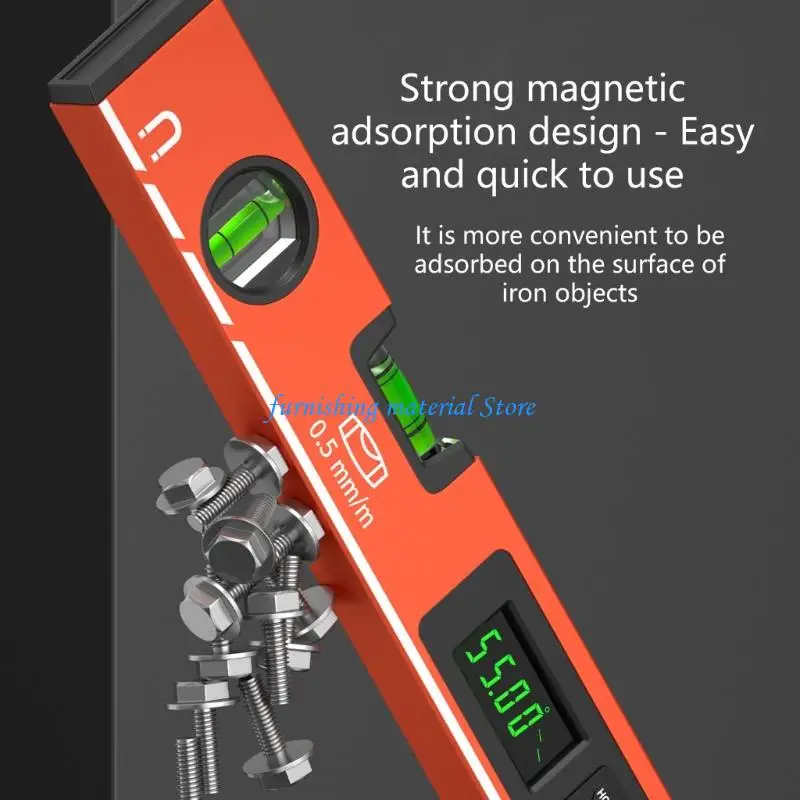 Y5GD Illuminated Bubble Level Digital Angles Measurement for Easy Reading Base Convenient Operation