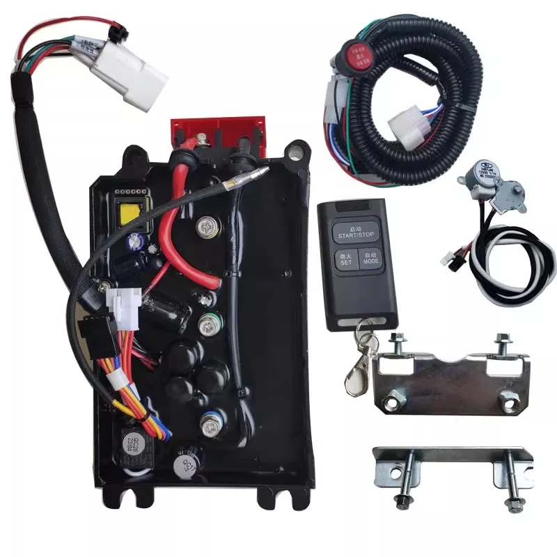 60/72V Electric Range Extender Generator Controller with Remote Control & Dual Stepper Motor for E-Bike/Trike Conversion Kit