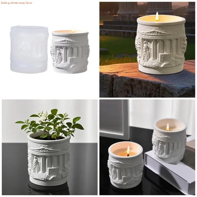 

F92D Flexible Silicone Artemises Template Wax Castes Mould Decoration