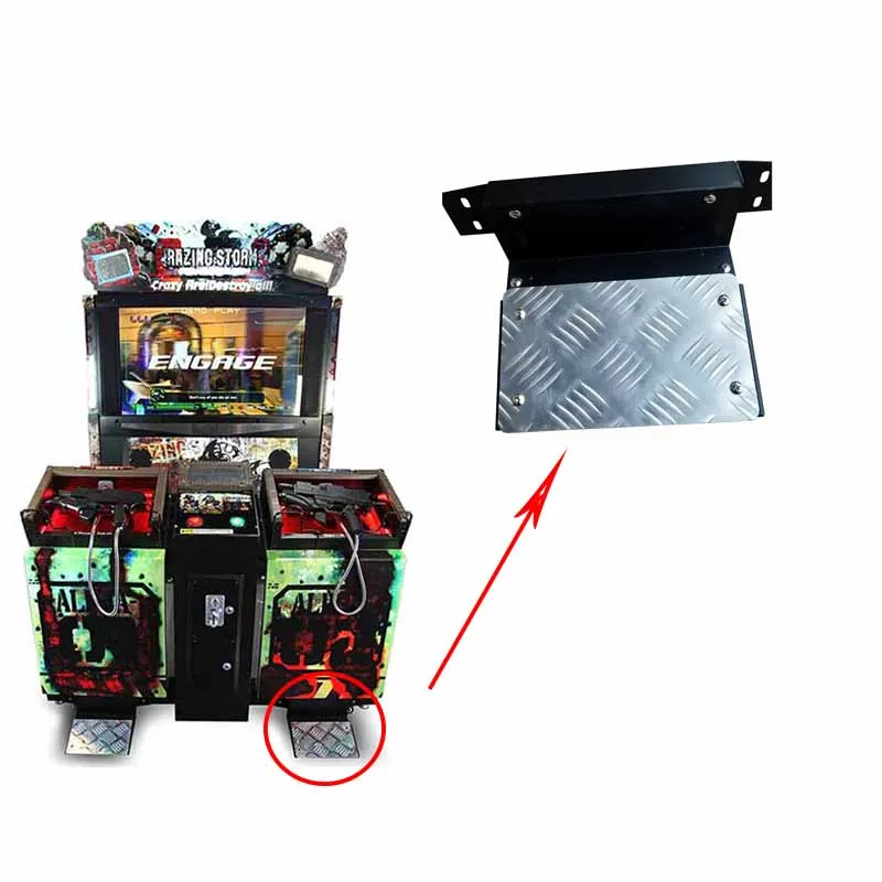 

Arcade Razing Storm Shooting Game Simulato Entertainment Gun Equipment Arcade Accessory Foot Pedal Arcade machine parts