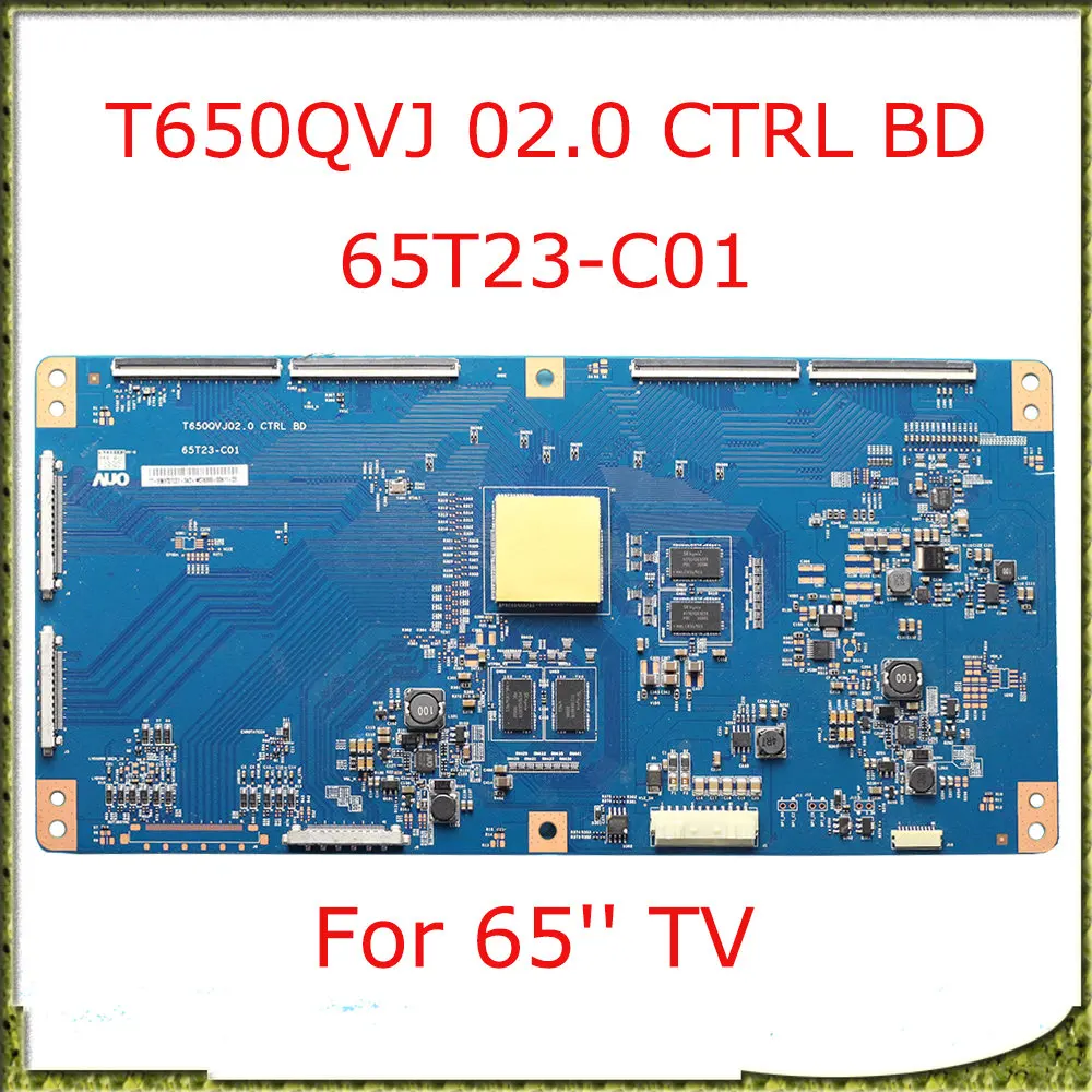 

T-con Card T650QVJ 02.0 CTRL BD 65T23-C01 65'' Tcon Board 65 Inch TV AUO 4K Logic Board T650QVJ02.0 65T23-C01 Original Equipment