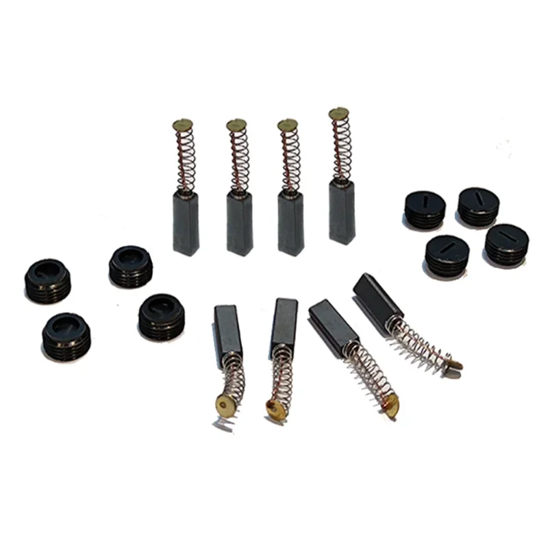 4PCS Turret Milling Machine Cutter Carbon Motor Brush Electro Part CNC Automatic Feeder Carbon Brush Holder New