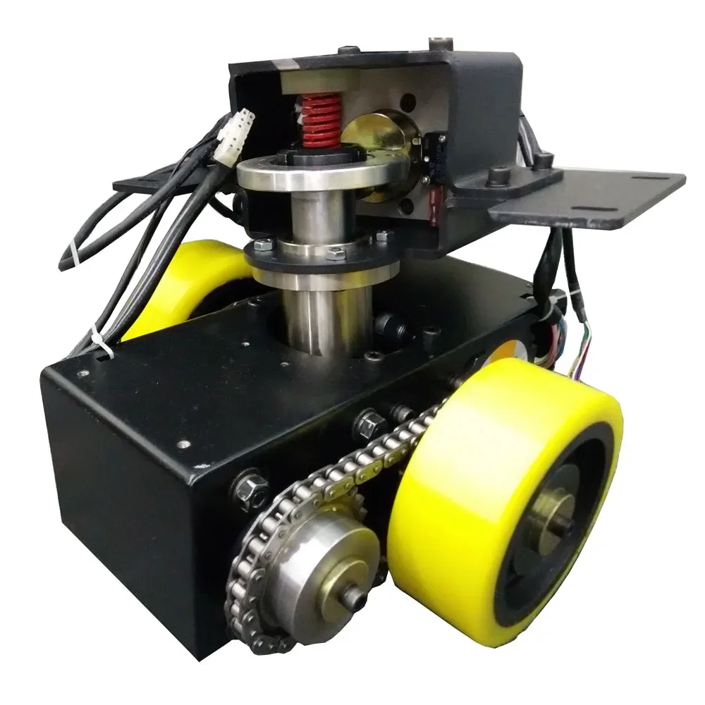 TZBOT 200W AGV Differential Drive Unit AGV Drive Systems Robot Drive Wheel for Automated Guided Vehicle