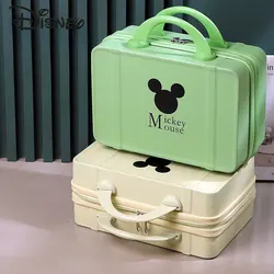 Disney-estuche de viaje de Mickey, bolsa de maquillaje de mano de alta calidad, caja de almacenamiento de equipaje de dibujos animados, a la moda, novedad