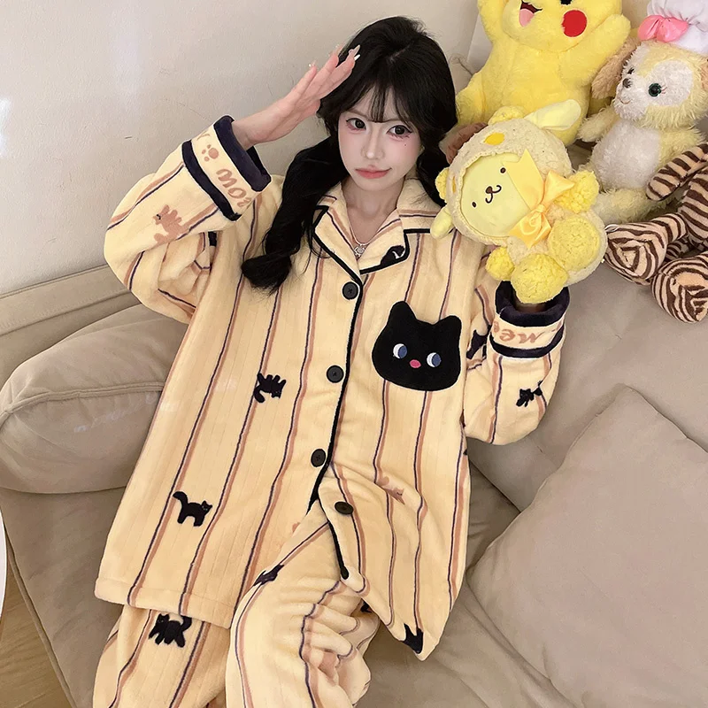 

Винтажные женские пижамные комплекты из бамбука с милым звездным дизайном, охлаждающие, из экологически чистого материала, с V-образным вырезом, коротким рукавом и шортами-бермудами, для офиса (OL)