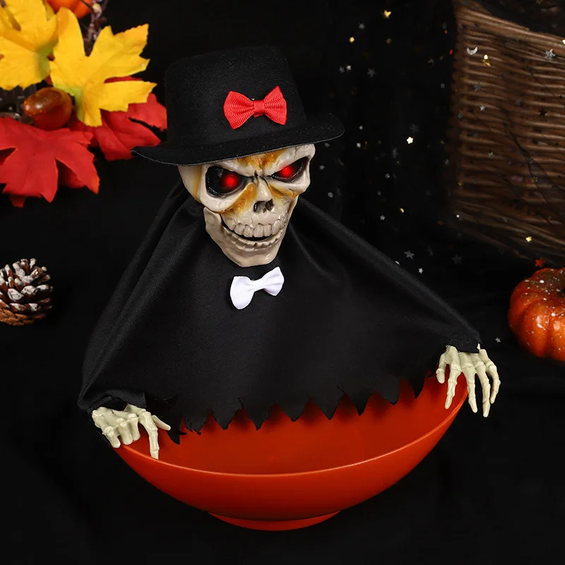Halloween Halloween costume, tricky props, scare fruit plate ghosts, haunted house holiday horror props