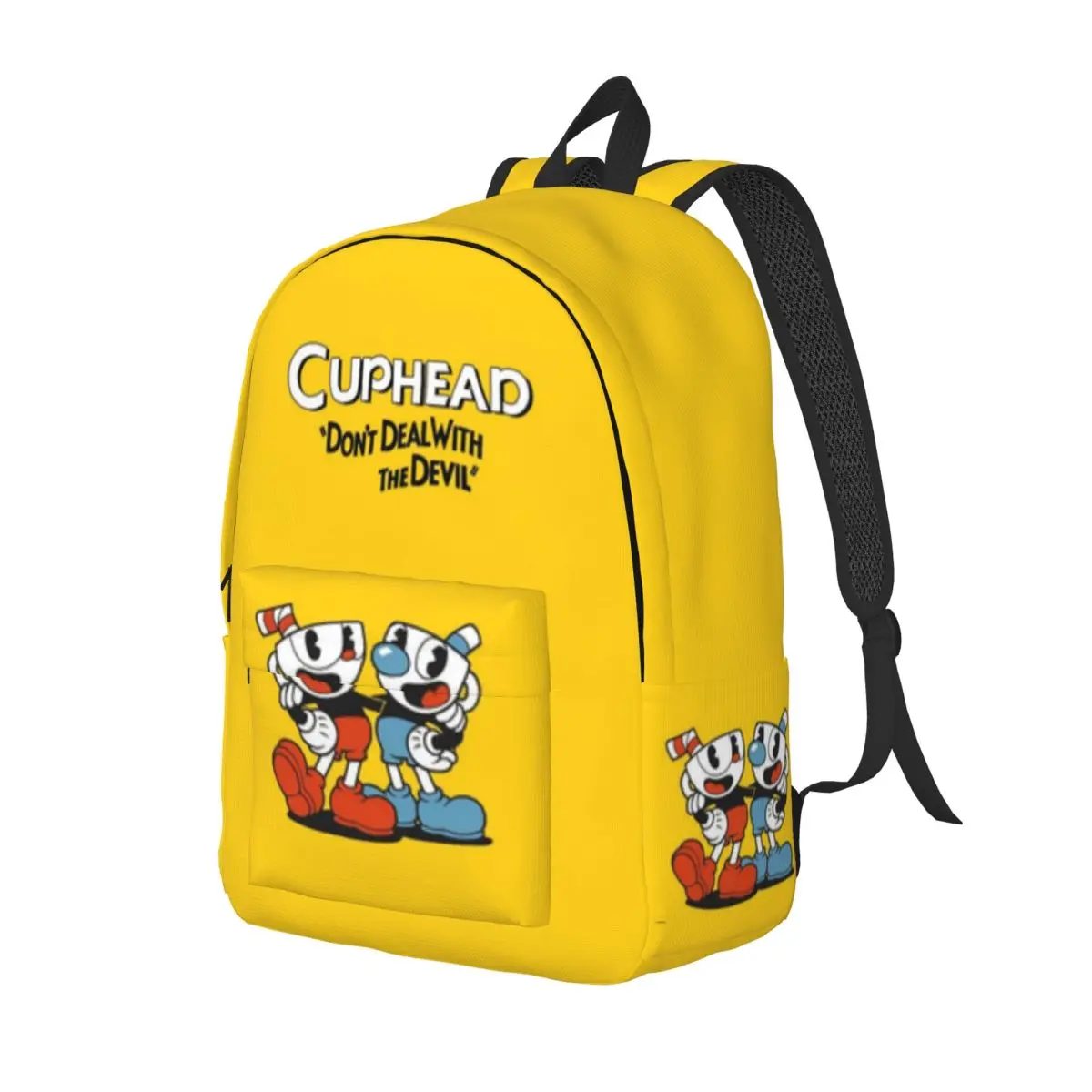 Cuphead Printed Lightweight Casual Schoolbag For School, Outdoor, Shopping, Office