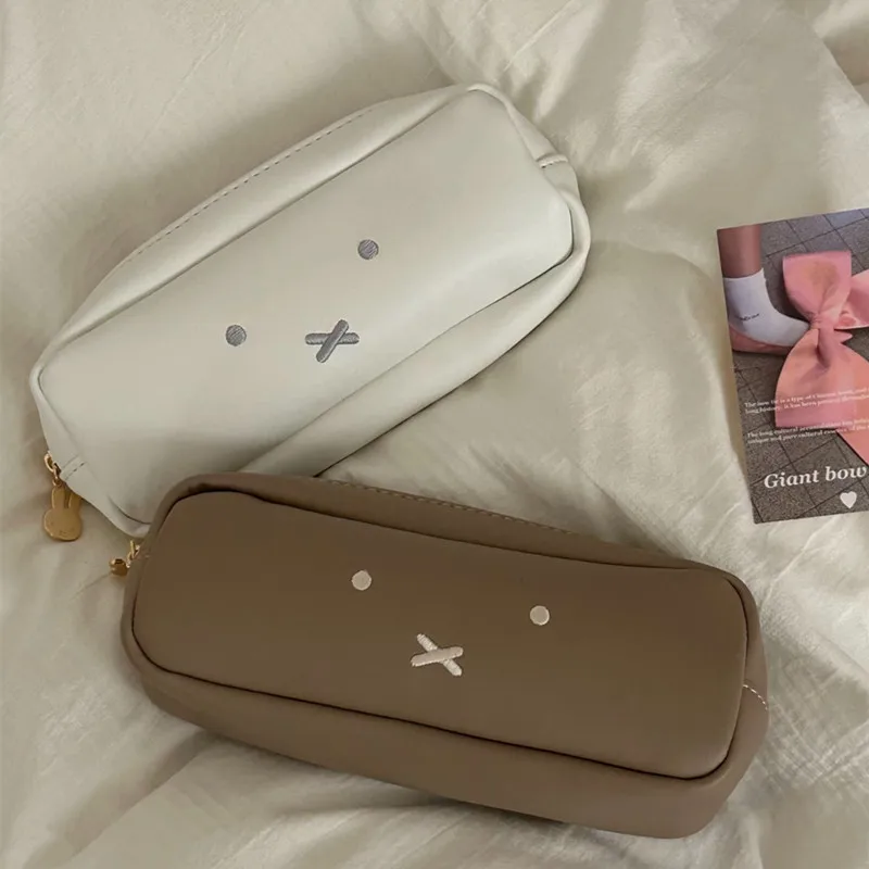 Kawaii Miffy Cute Handbag Storage Bag Portable Student Pencil Case Makeup Bag Gift Toy for Girl