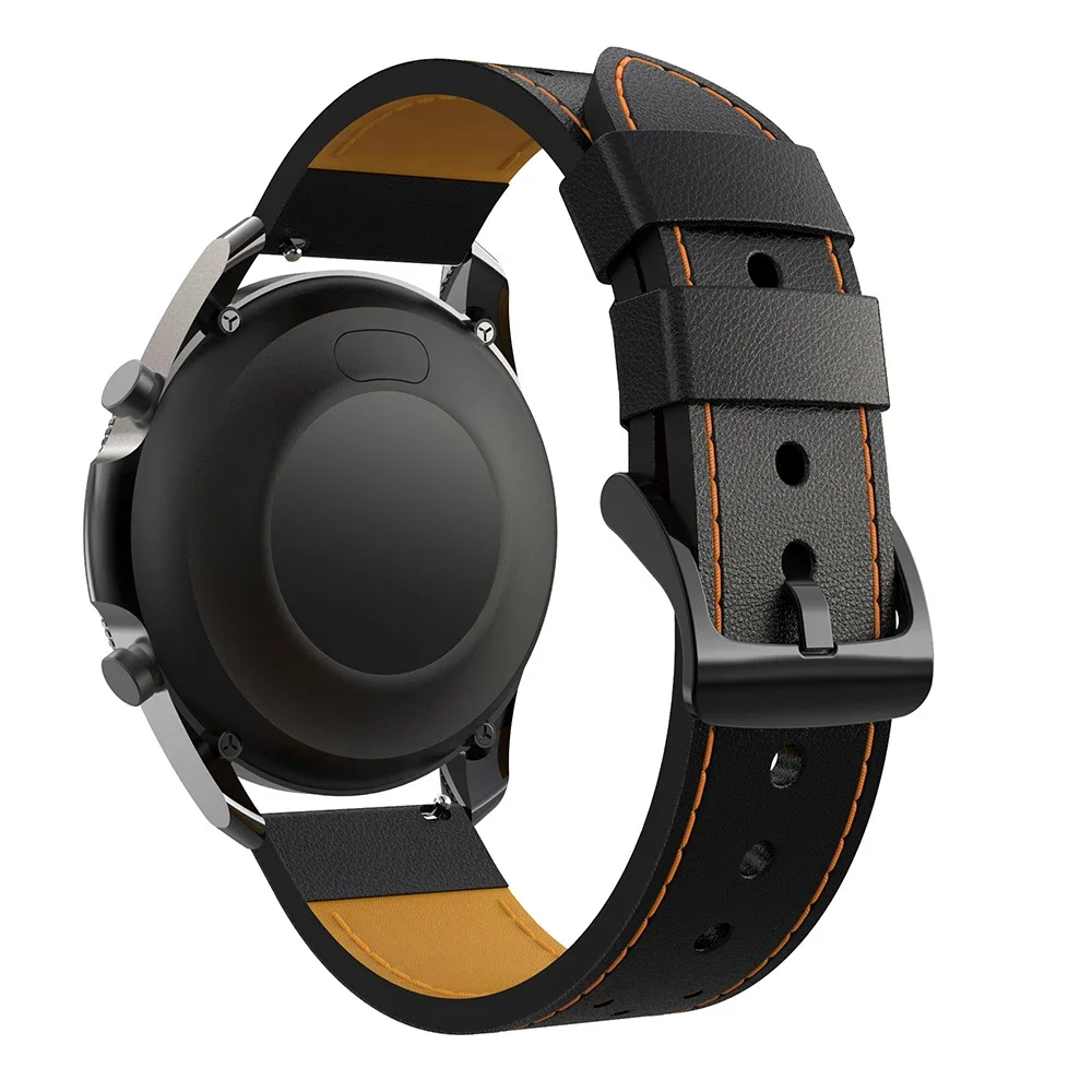 For Xiaomi MI Watch S1 Active /S1 Strap Genuine Leather Band Bracelet Watchbands 22mm Watch Strap Wristband For MI Watch Color 2