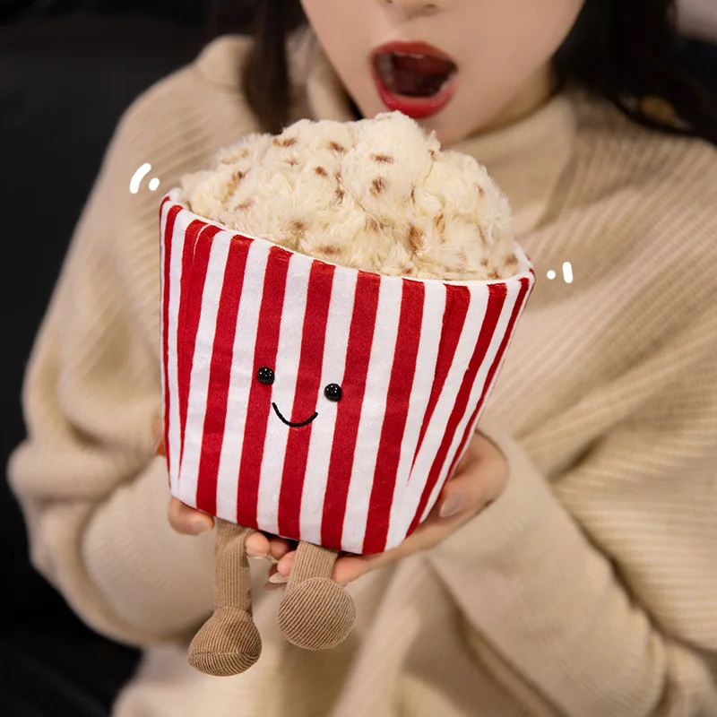 لطيف محاكاة متعة الفشار دمية ألعاب من نسيج مخملي هدية للأطفال لدمية لطيف لينة مهدئة #2