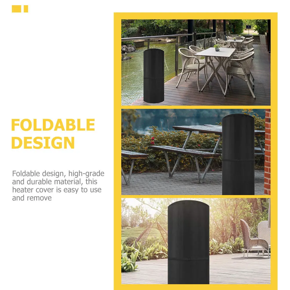 Garden Heater Cover Waterproof Wear-Resistant Patio Protective Guard Outdoor Accessory Patio Heater Cover Outdoor Sleeve