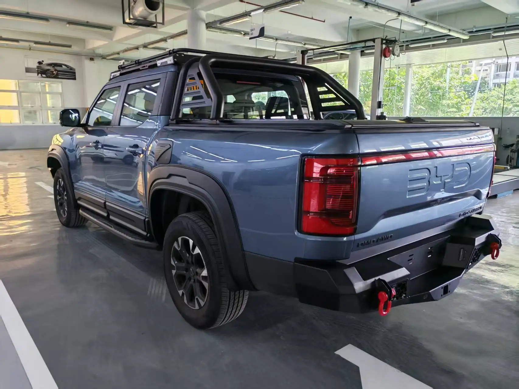 

Bull Bar Rear Bumper Guard for BYD Shark6 Car Accessories Shark6 Rear Bumper Black Bull Bar Accessories