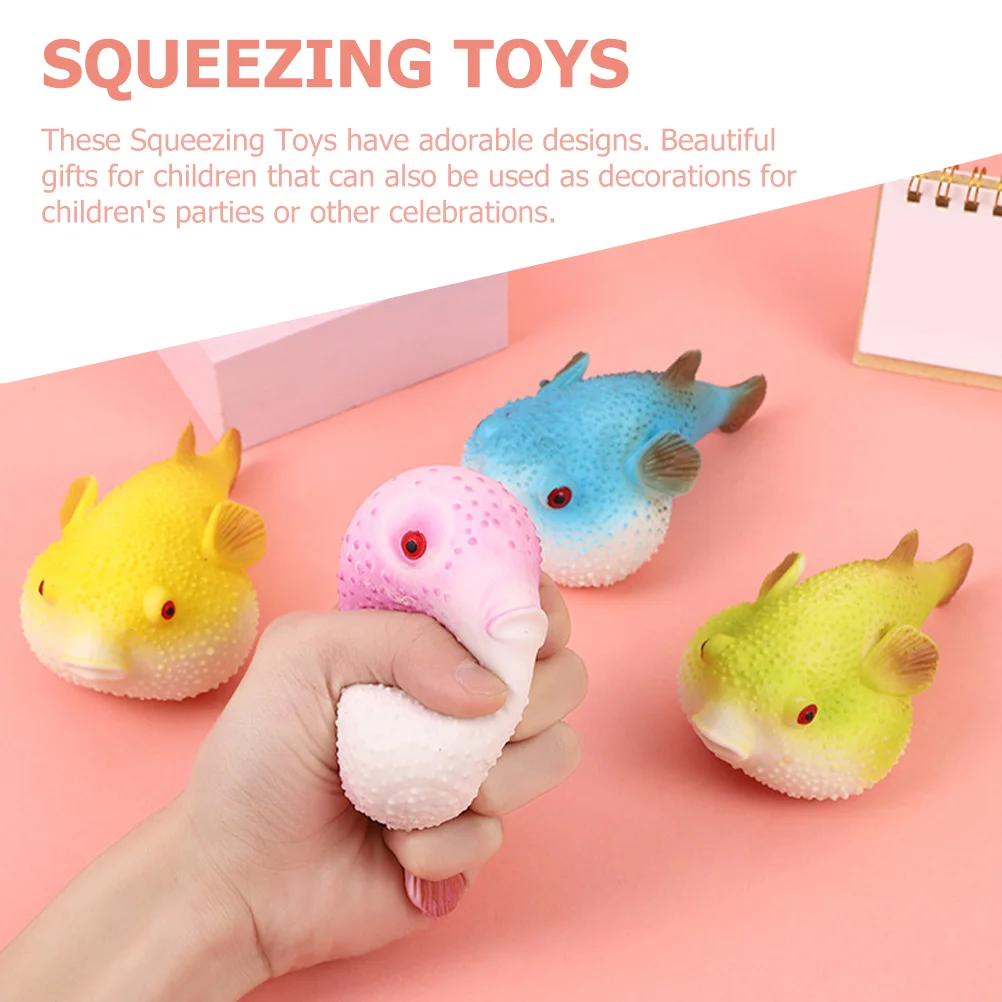 5 Pcs Vent Toy Kids Squeezing Toys Portable Squeeze Decompression Childrens Mini Kdis Sensory Puffer Lovely Baby