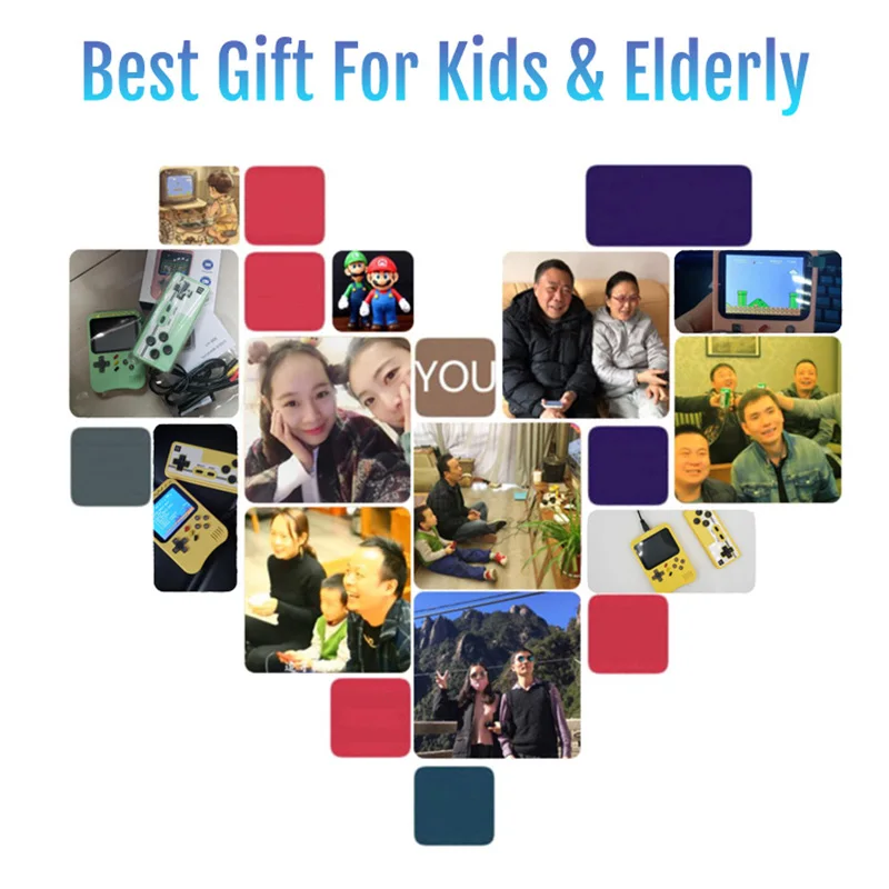 وحدة تحكم لعبة فيديو ، وحدة تحكم محمولة باليد ، ألعاب ريترو مدمجة 500 ، مشغل مزدوج دعم ، هدية للأطفال ، ترقية جديدة 2021