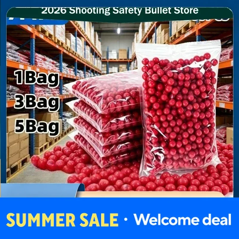 

2026 2030 For Iscool Large Capacity 500Pcs/Bag 7mm Red Soft Balls Daily Outdoor Game Essential Parts 1Bag/2Bag/3Bag/5Bag/10Bag