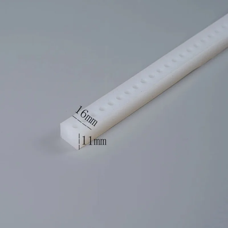 Vacuum Packaging Machine Silicone Sealing Press Strip Accessaries One Side with Hole One Side with Pattern 2pcs