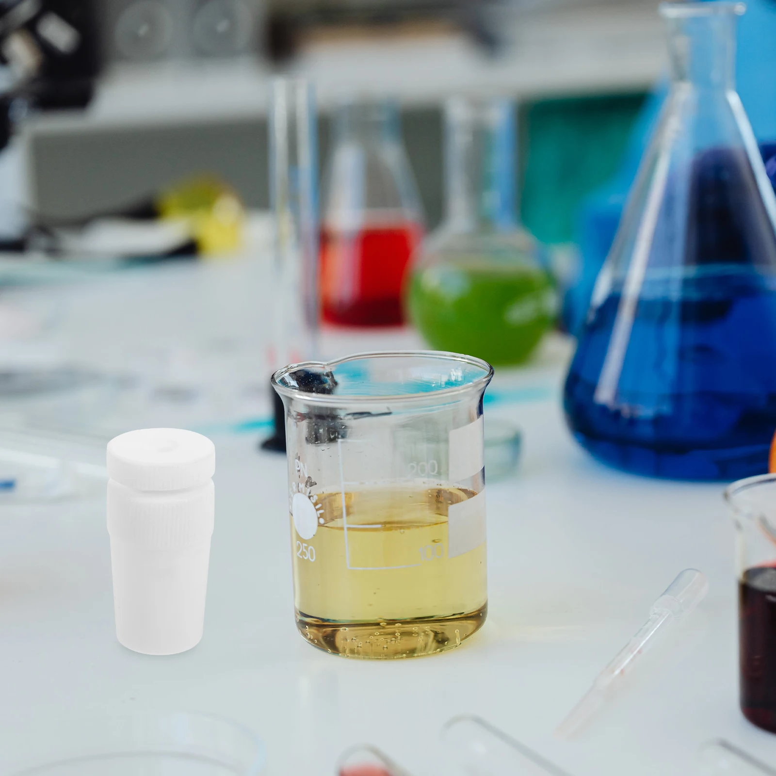 

PTFE Stirring Plug 24mm White Reusable Magnetic Stirrer Plug Ptfe Lab Accessories Blender Wear Resistant PTFE Cap Replacement