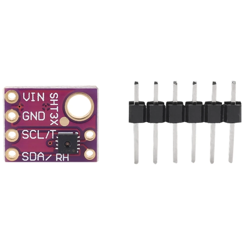 3Pcs SHT31-D Temperature Humidity Sensor Digital Output Sensor Module IIC I2C Interface 3.3V for-FABY