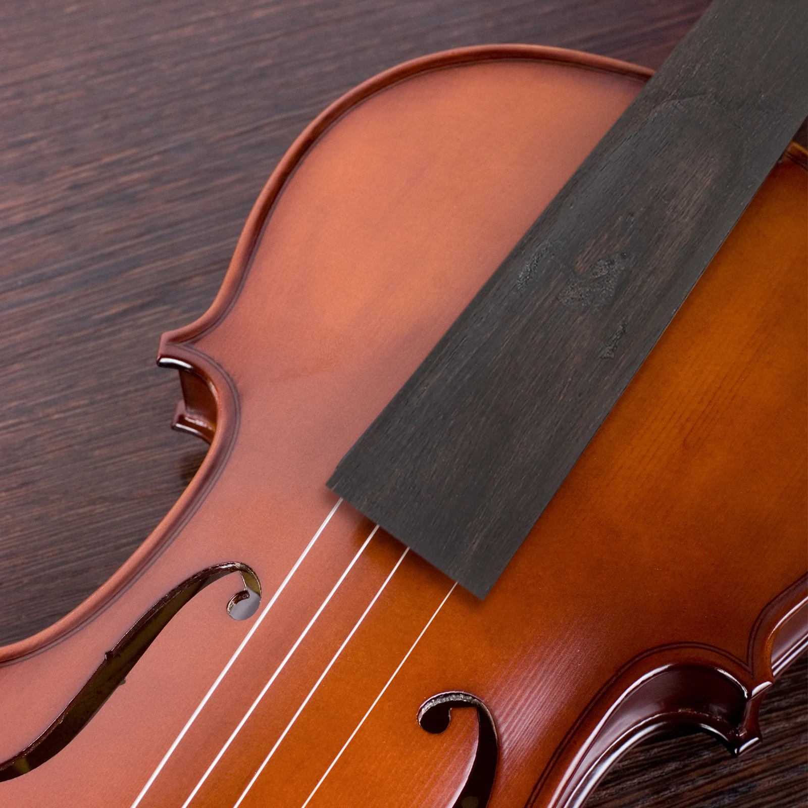 

Ebony Violin Fingerboard 4 4 Size Replacement Parts Durable Musical Accessories Fretboard Premium Quality Easy Installation