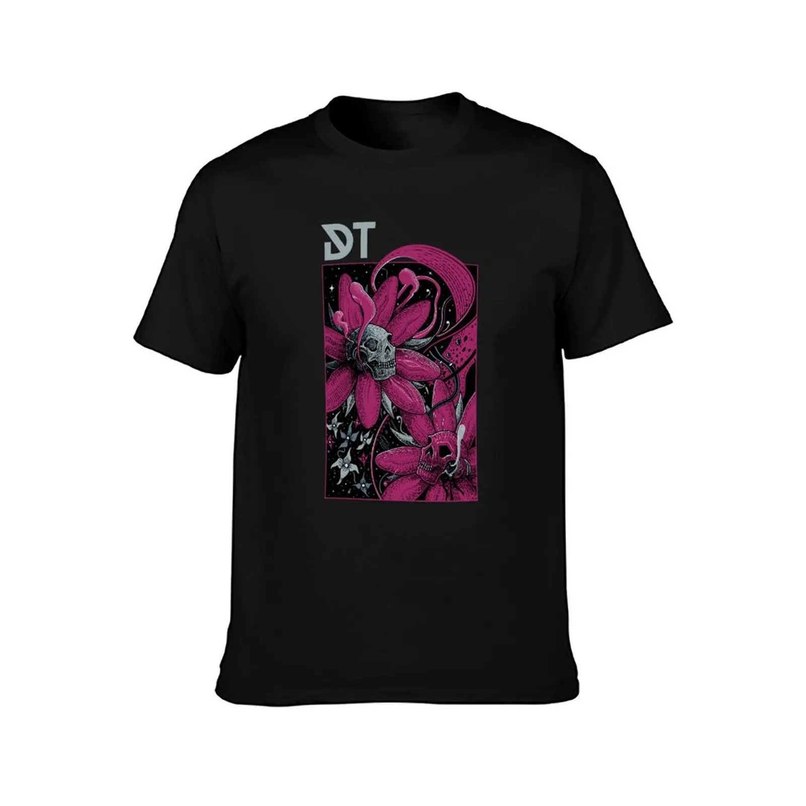 DT Grotesque Flower T-Shirt Plus Size Summer Short Sleeve T-Shirt