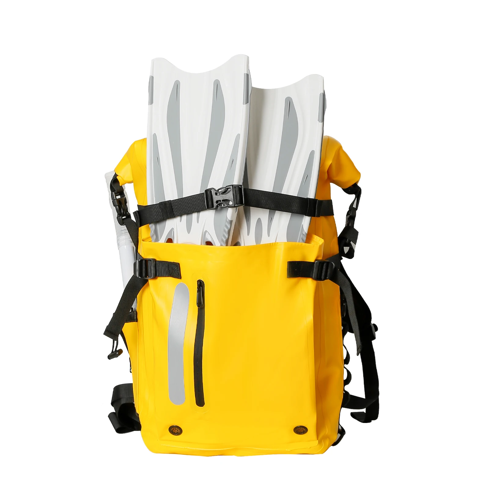 Venta caliente 30L PVC al aire libre impermeable bolsa de aleta mochila directa de fábrica para playa natación y equipo de buceo