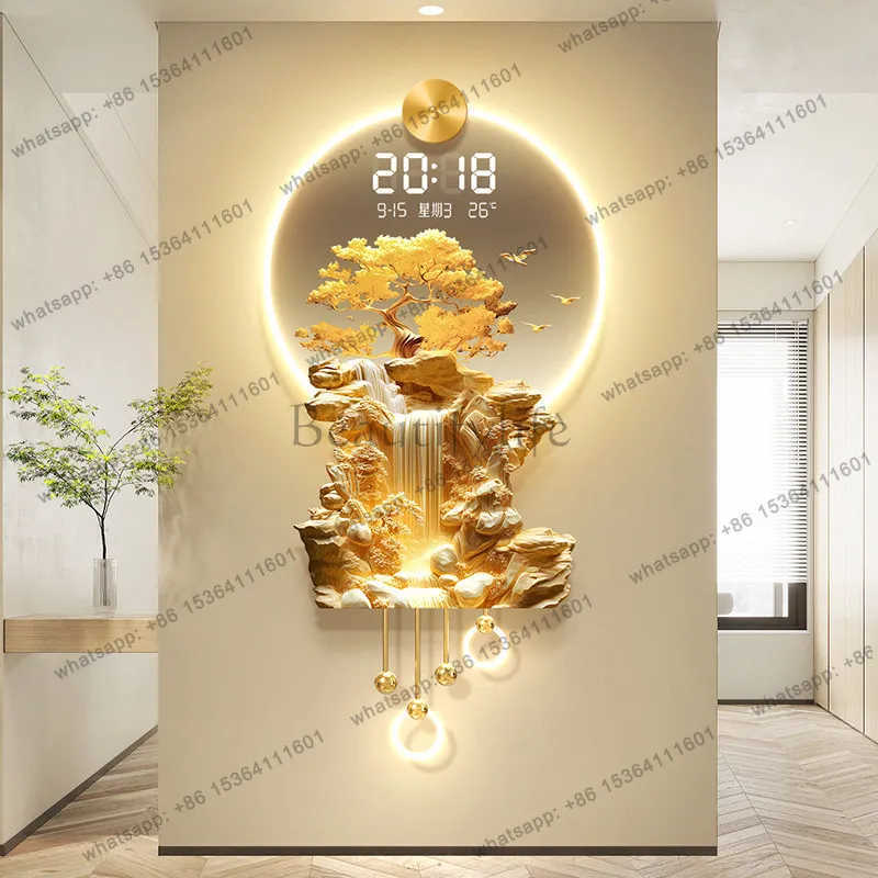 Best Sellers Digital Interior Clock Wall Modern Fashion Art Mural Aesthetic Wall Watch Led Design Orologio Da Parete Living Room