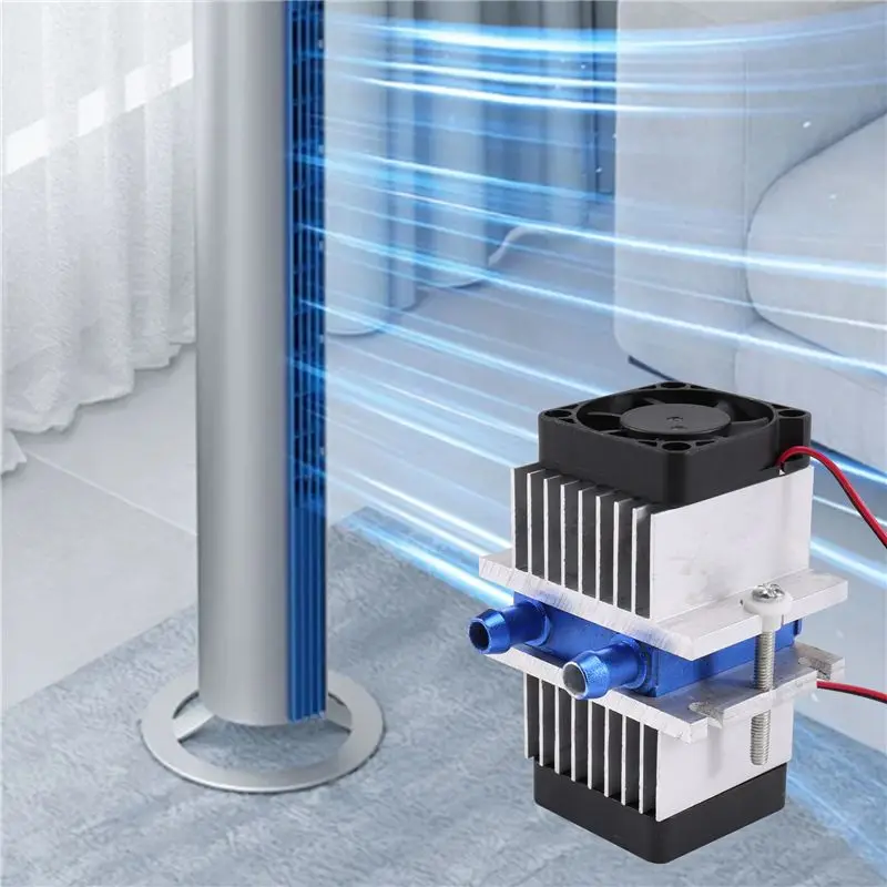 M04K 1 Set Mini Air Conditioner DIY Kit Thermoelectric Peltier Cooler Refrigeration Cooling System + Fan For Home Tool