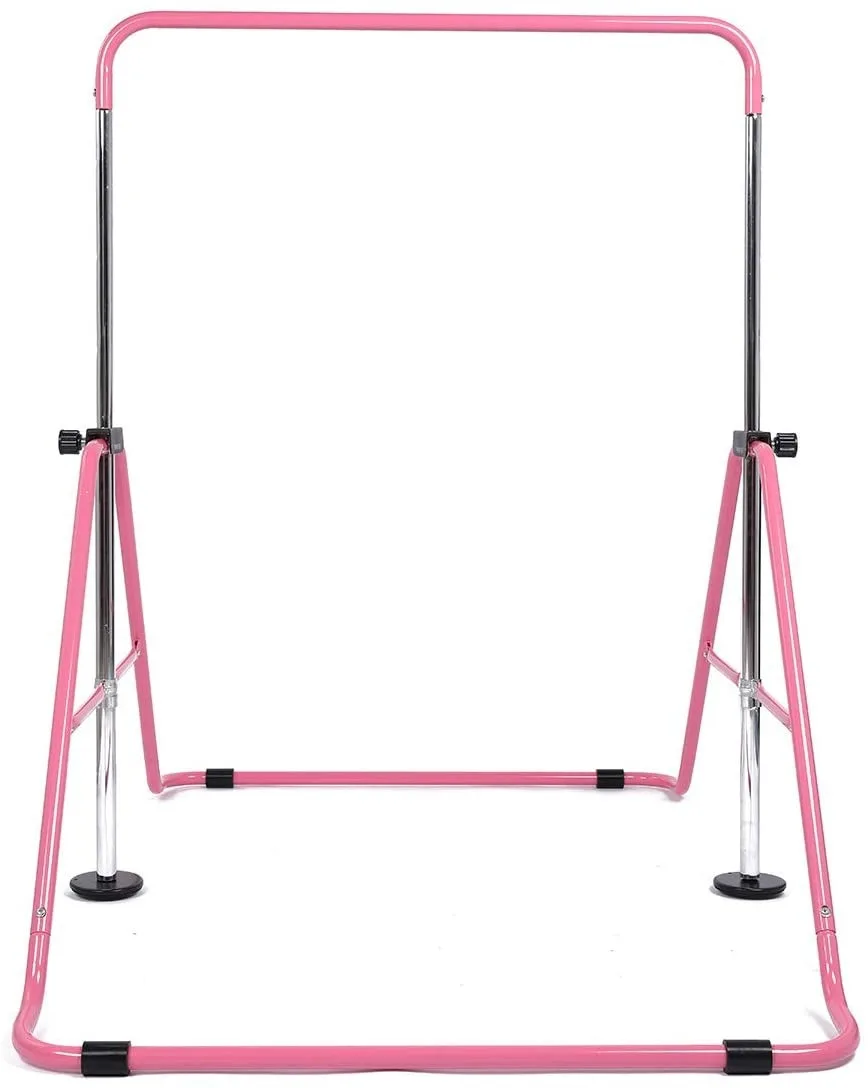 

Adjustable Expandable Gymnastics Horizontal Bars Junior Training Bar Children Folding Training Monkey Bars for Kids