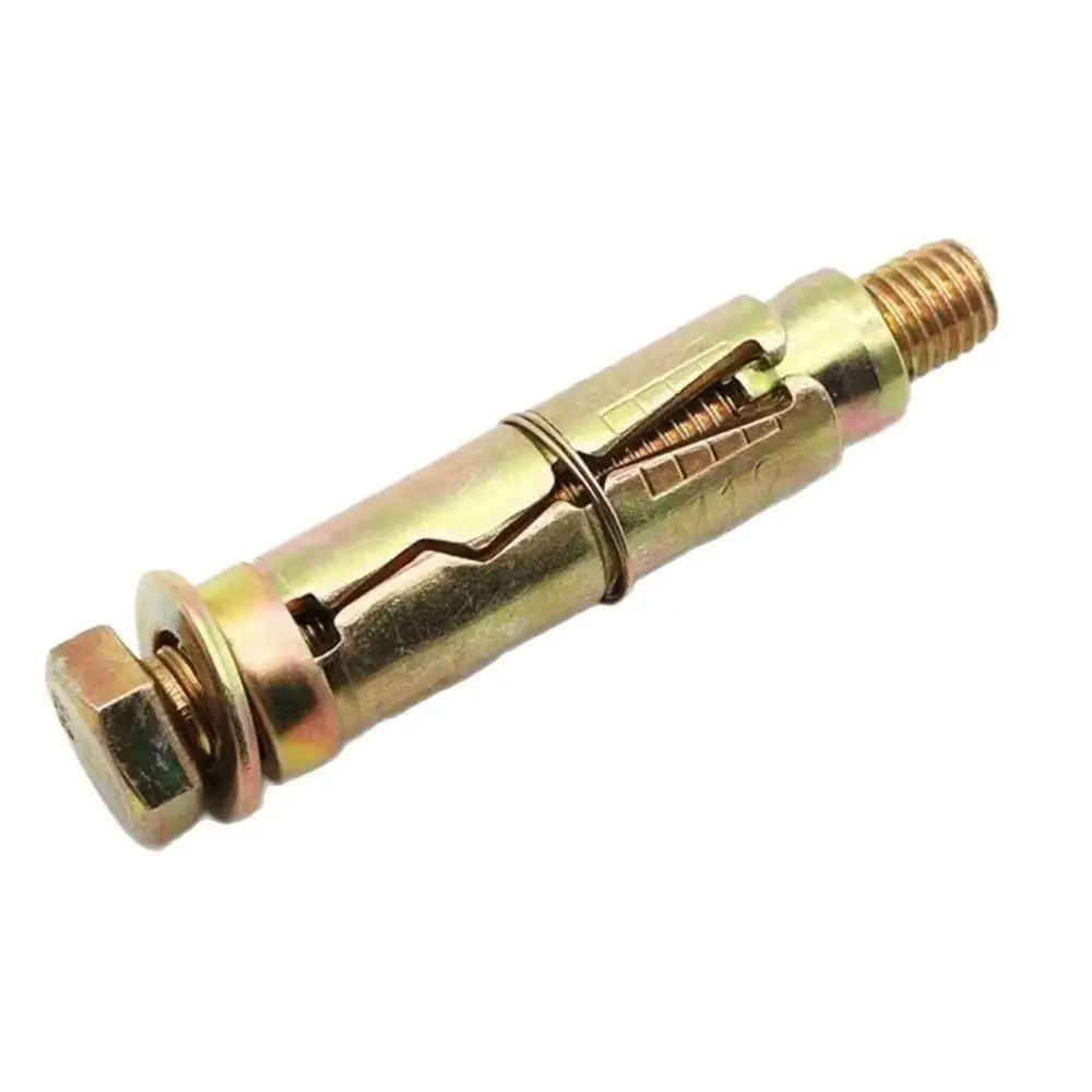 1Pcs M6-M12 Expansion Bolts Heavy Duty Fully Threaded Concrete Wedge Expansion Anchor Carbon Steel Hex Bolt