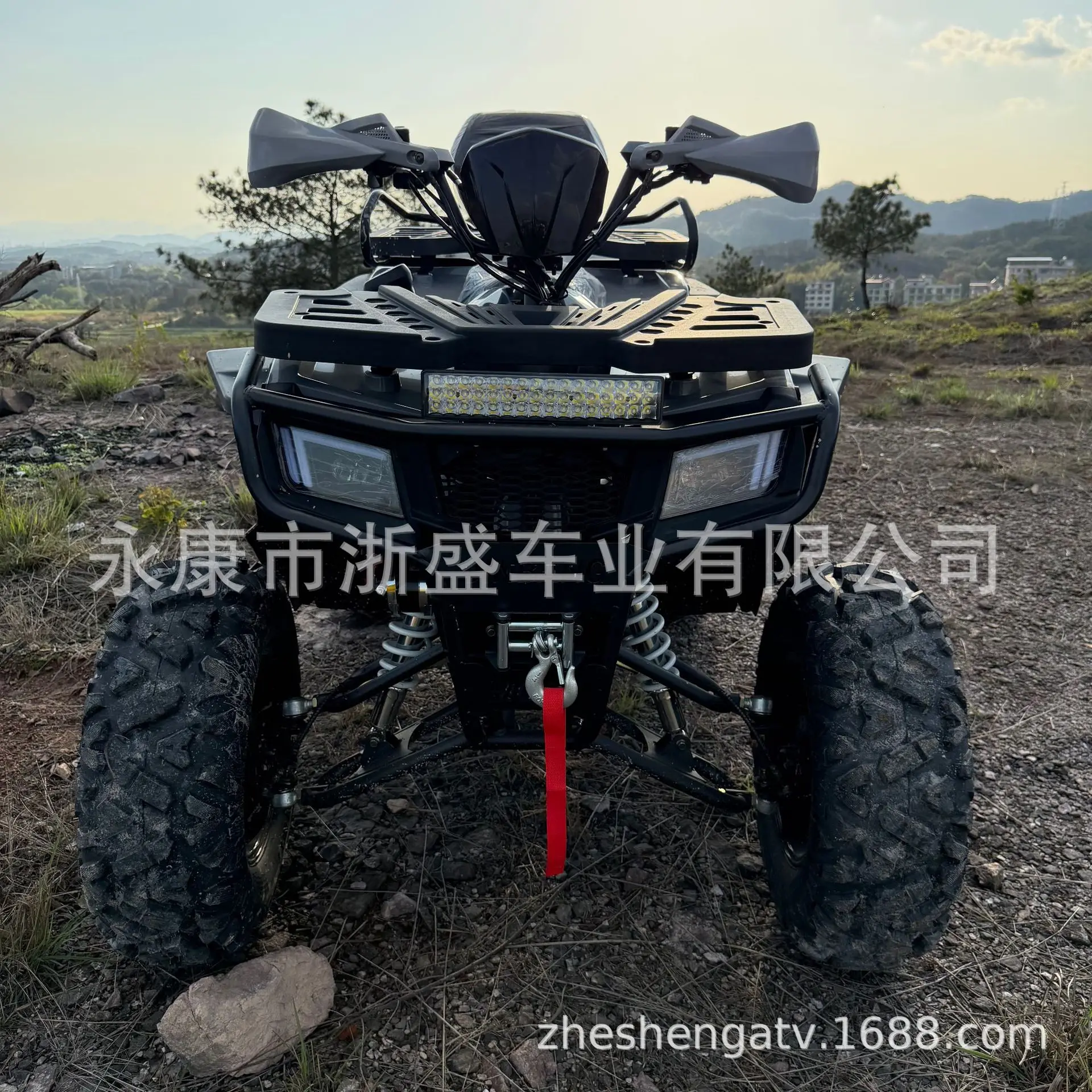 

ATV 250cc, All Terrain Vehicle, Off-Road Quad Bike, Gas Powered Utility Buggy, Mountain Trail Riding, 4 Wheel Drive