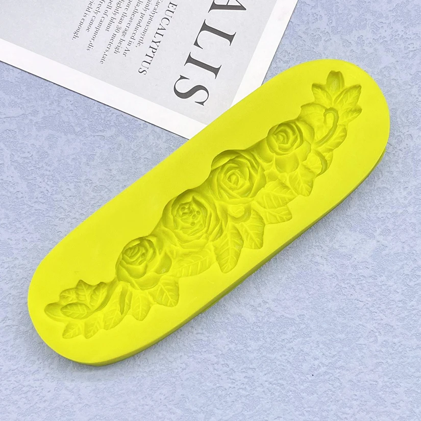 Flower Rose Silicone Mold Sugarcraft Chocolate Cupcake Baking Mold Fondant Cake Decorating Tools