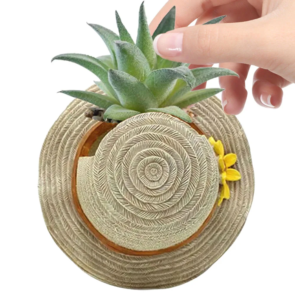 

Креативный подвесной цветочный горшок в стиле бохо из смолы под солому для балкона, сада, двора