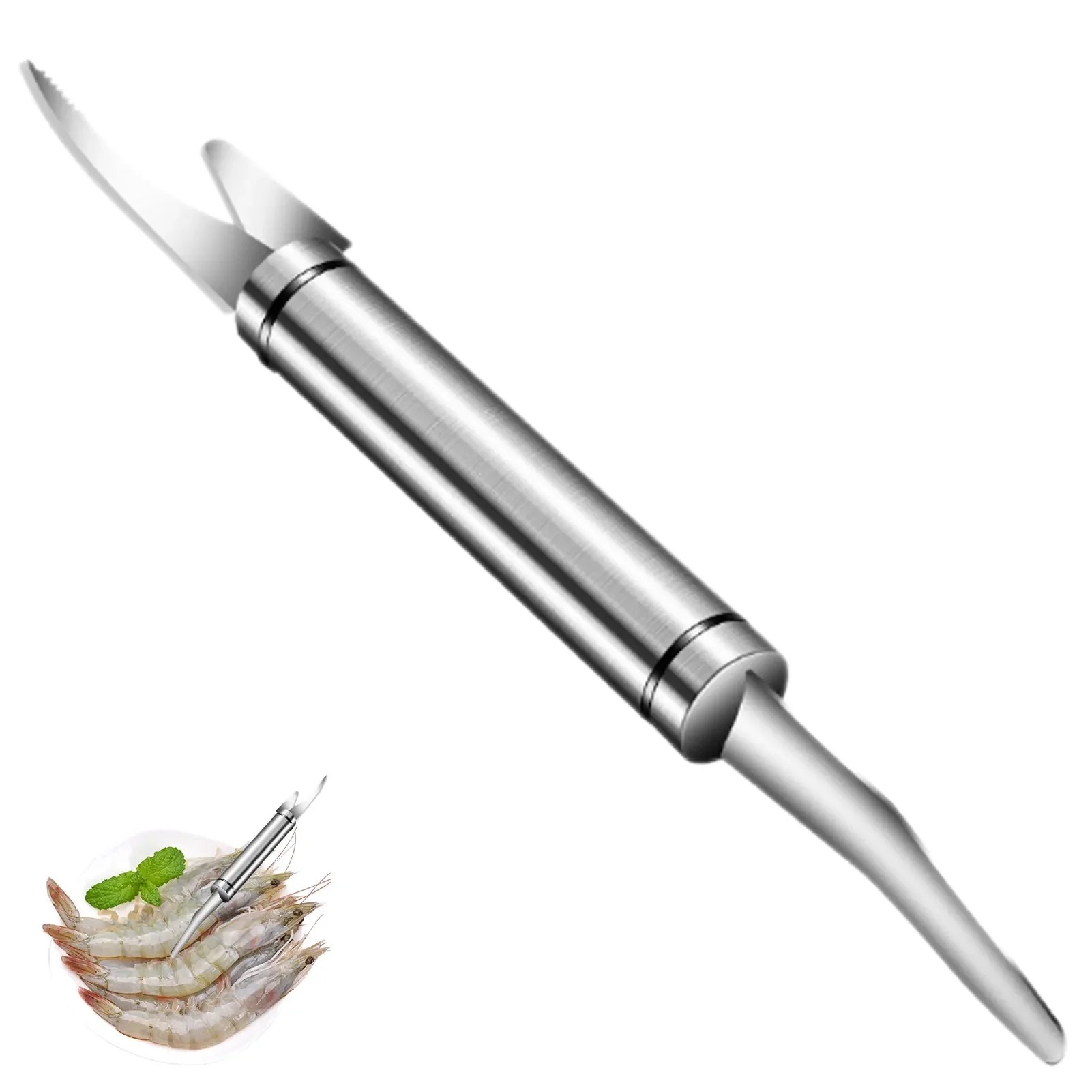 5 in 1 Multifunctional Shrimp Line Fish Maw Knife Household Shrimp Line Knife, Multipurpose Shrimp Peeler, Kitchen Fish Scale