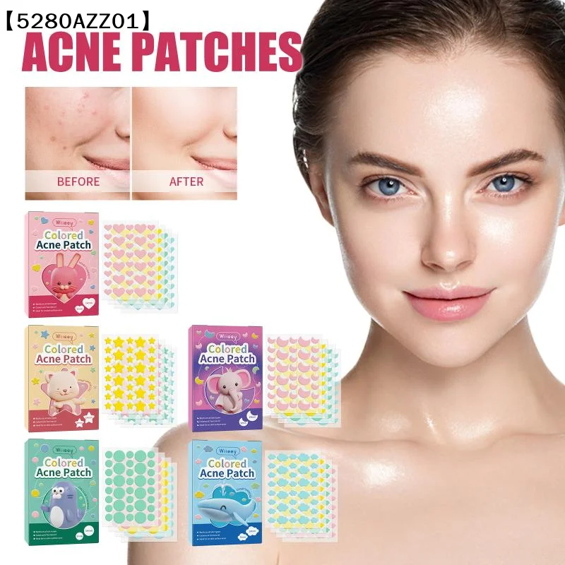 144 PCS/SET Star Pimple Patch Acne Colorful Invisible Acne Removal Skin Care Stickers Concealer Face Spot Beauty  Tools〔HMA58〕