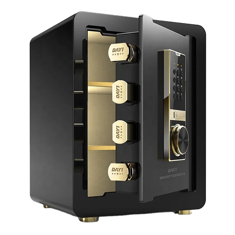 Money Gun Security Digital Safe Box Home Hotel Office Smart Safe Cash Safety Box Cabinet Floor Safe