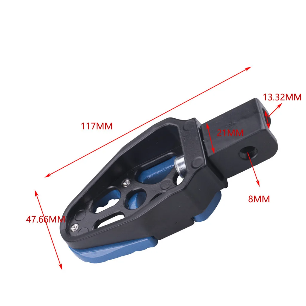 Motorcycle modification accessories: aluminum alloy foot pedal, rear foot pedal, anti slip foot pedal