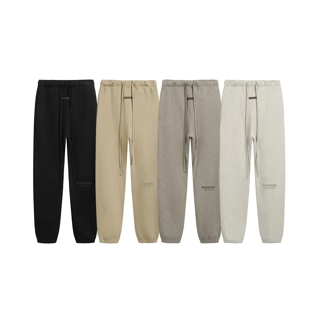 

25fw Luxury Brand Classic New Logo Sweatpants Men Women High Quality Hip hop Streetwear Pants Drawstring Thick Sweatpant