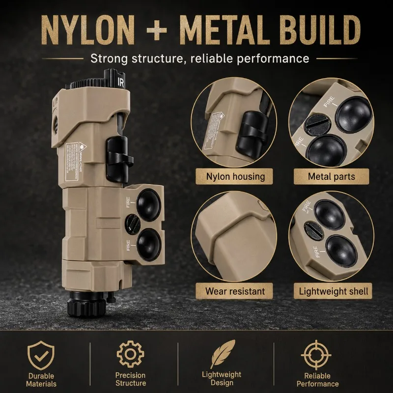 Multifunctional Indicator Module MAWL‑C1 Nylon‑Metal Construction Accessory for 20‑22mm Mounting Rail Base