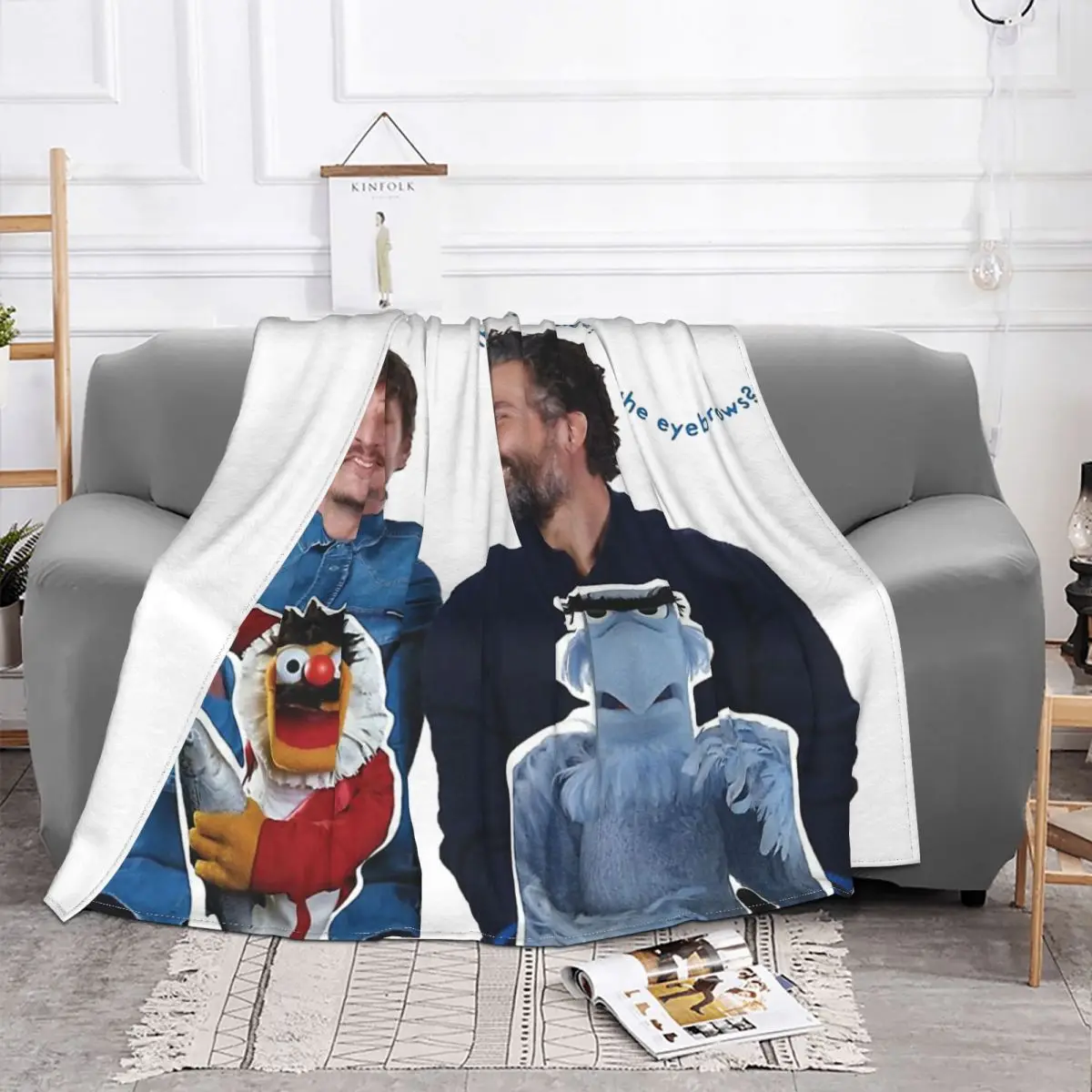 Pedro Pascal And Oscar Isaac Meilleur acteur de groupe Blanket Flannel All Season Thin Throw Blankets For Car Plush Thin Quilt