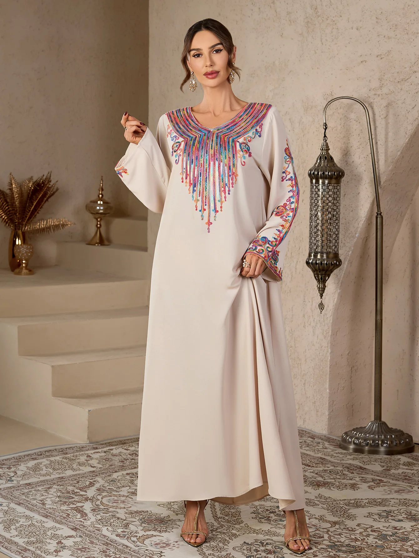 Sukienki damskie na Eid, hafto – Embroidery Arabic recenzja i cena