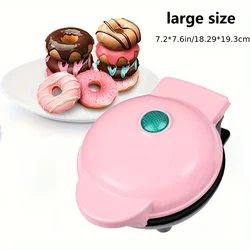 US Plug Mini Electric Doughnut Machine Oven Breakfast Doughnut Advanced Non-stick Board Core Electric Cake Stall Waffle Machine