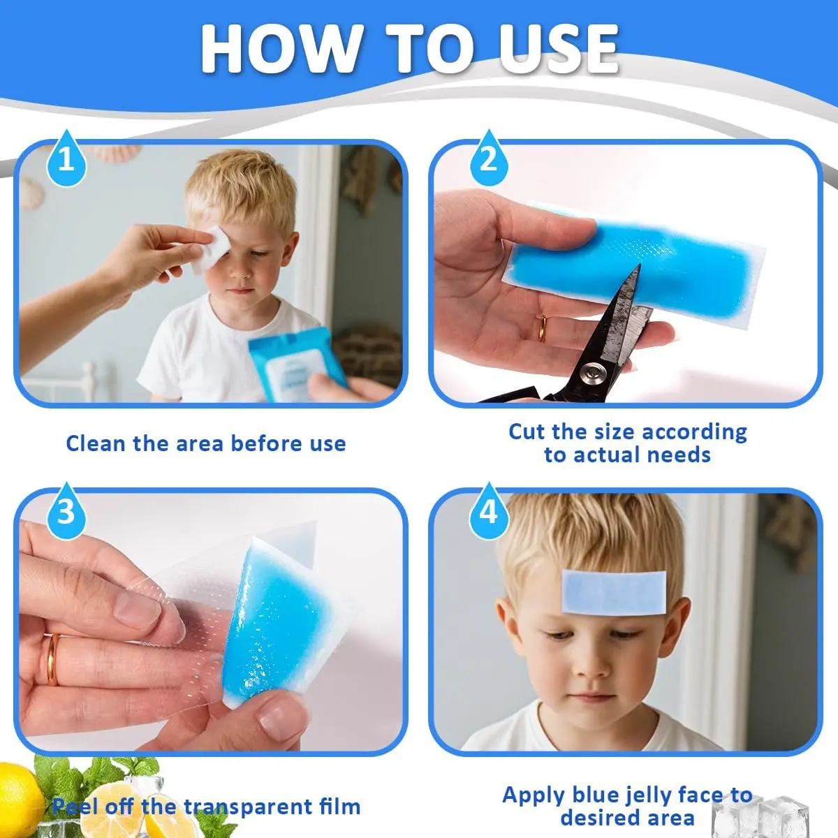 20 Cooling and Fever-Reducing Patches to Relieve Discomfort; Suitable for Adults