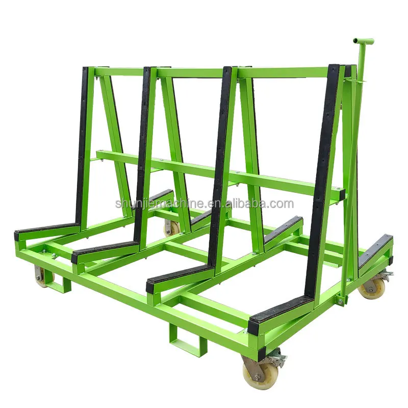 

1500x1100x1200mm Loading 500kg A Frame Cart Glass Transport Rack