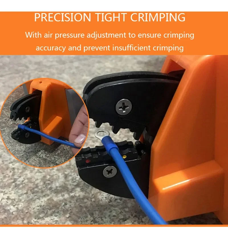 Imagem -06 - Máquina Pneumática de Crimpagem Terminal Crimpagem Ferramenta com Cabo do Molde Conector Terminal Novo Am30