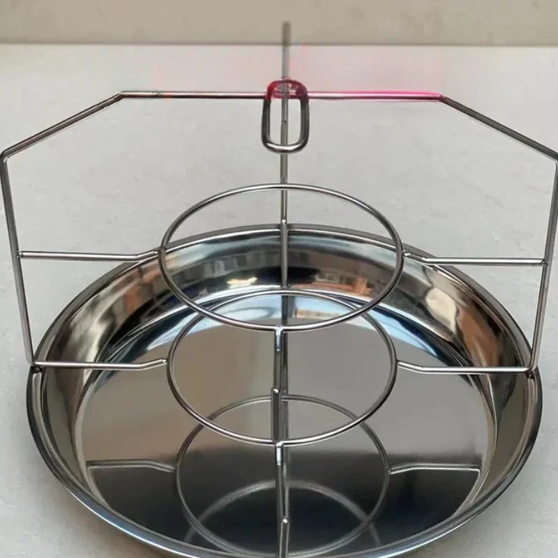 

Stainless Steel Baking Basket, Barbecue Tray Rack, Special Tool for Tray Replacement and Use, Multipurpose Kitchen Accessory