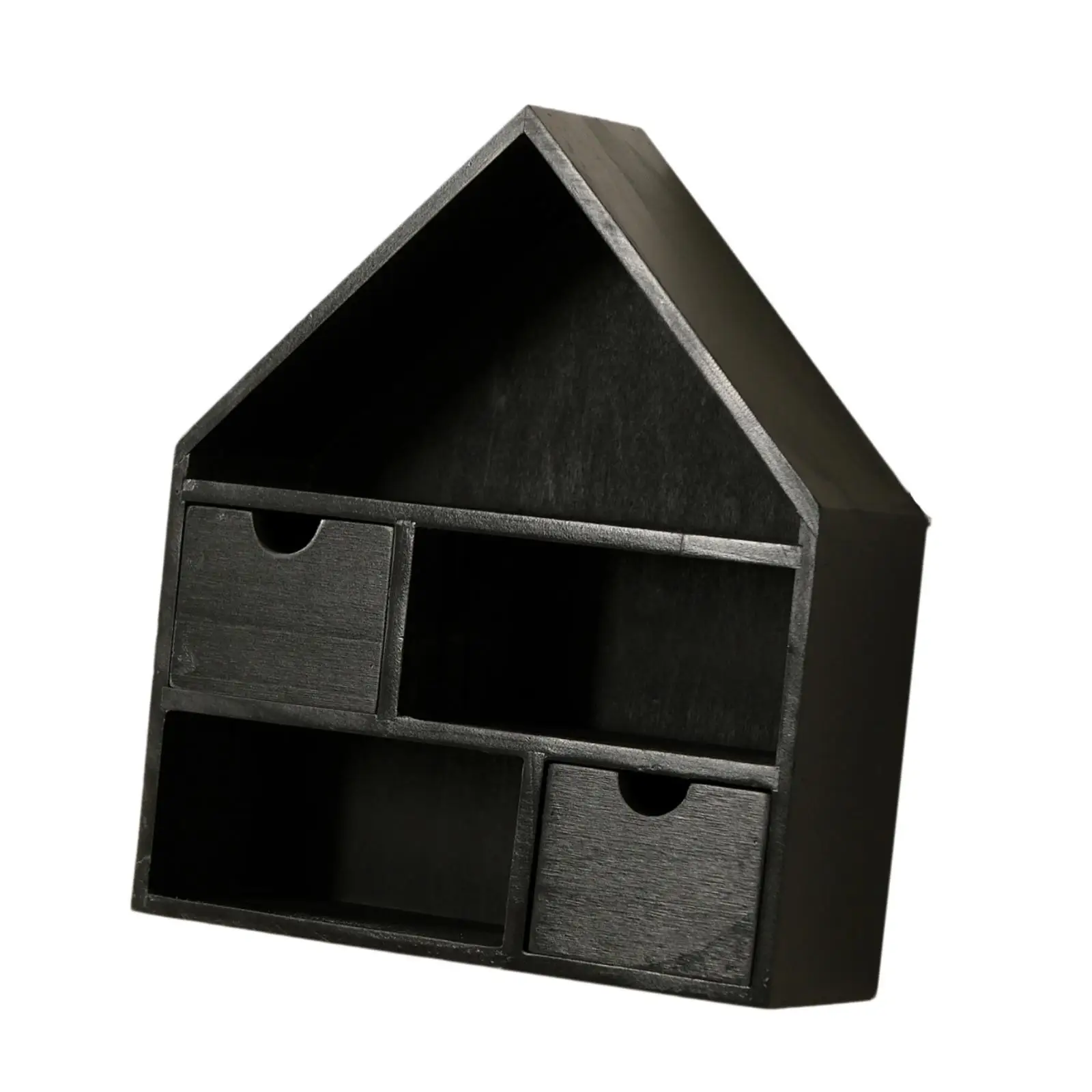 Wooden Corner Furniture Display Case Decoration Shelf Organizer for Candle and Clock Miniatures